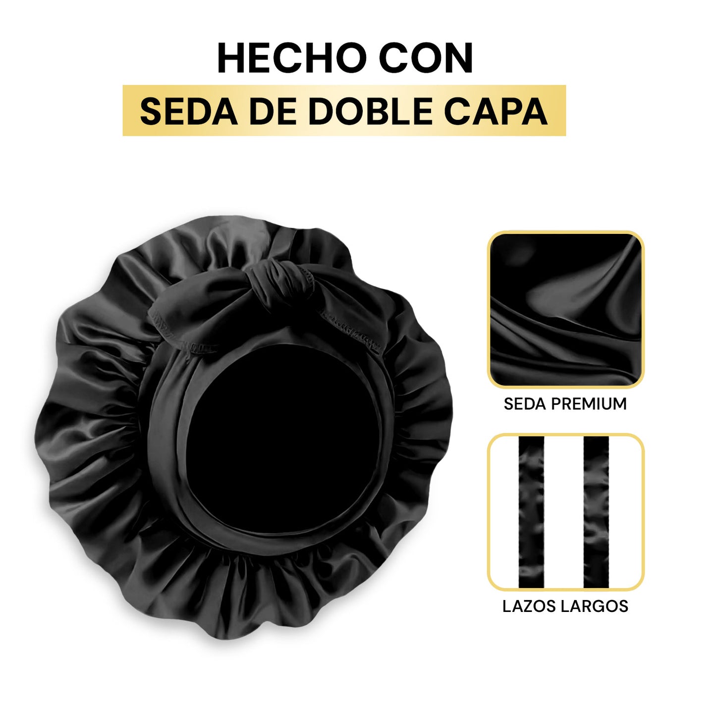 Ellevate Gorro de Seda de Morera 100%