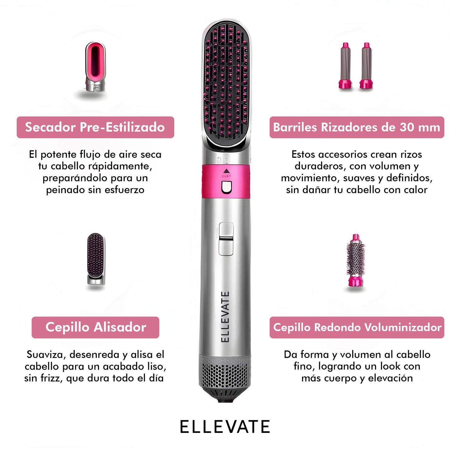 Ellevate HydroStyler® Sistema de Peinado y Secado con Aire