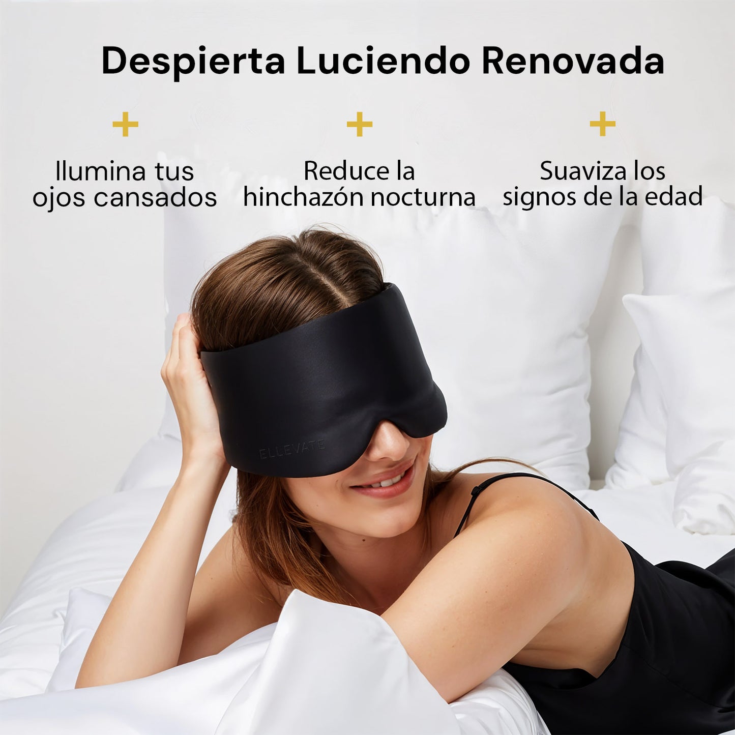 Ellevate Antifaz de Seda de Morera 100%